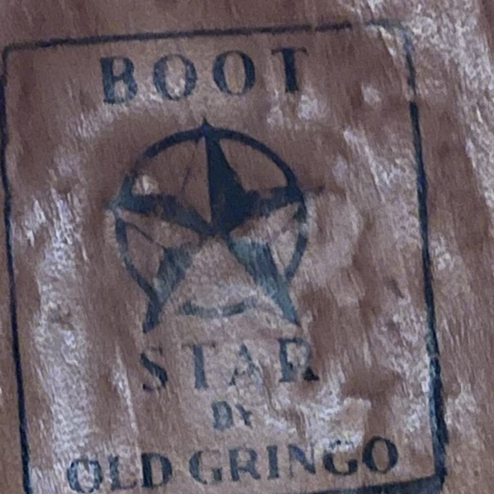 Boot Star by Old Gringo Brown Distressed Cowboy Western Boots Mens 13D Leather - Picture 13 of 16